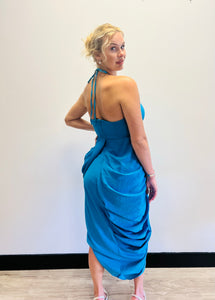 Blue Goddess Dress