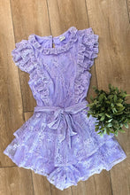 Load image into Gallery viewer, Angel Romper Purple
