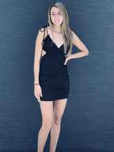 Load image into Gallery viewer, Ruched Little Black Dress
